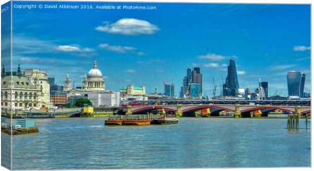 London old and new Canvas Print by David Atkinson