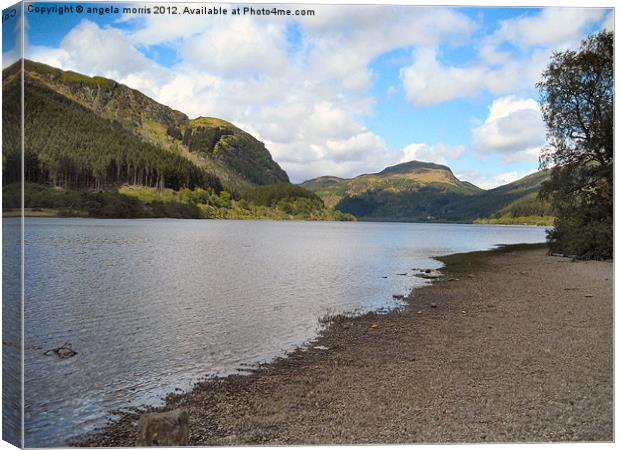 Loch Lubnaig Scotland Canvas Print by angela morris