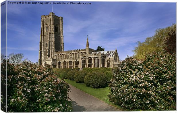 Lavenham Church Canvas Print by Mark Bunning