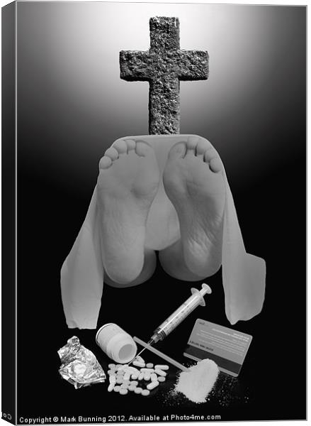 Drugs the truth Canvas Print by Mark Bunning