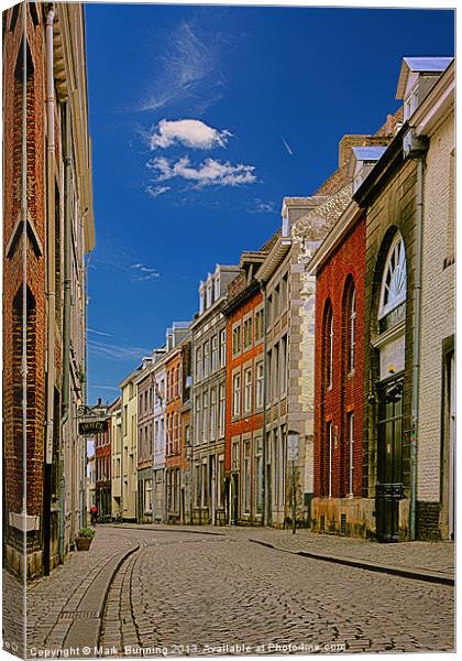 Streets of maastricht Canvas Print by Mark Bunning