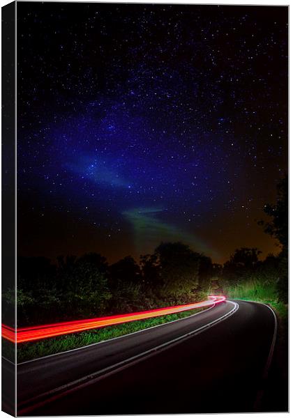 Drive me to the milky way Canvas Print by Mark Bunning