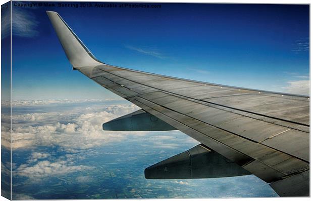 A view from up above Canvas Print by Mark Bunning