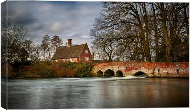 Lyng Mill Canvas Print by Mark Bunning