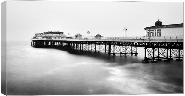 Cromer pier in monochrome Canvas Print by Mark Bunning