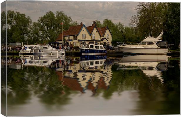 Life on the Broads in Norfolk Canvas Print by Mark Bunning