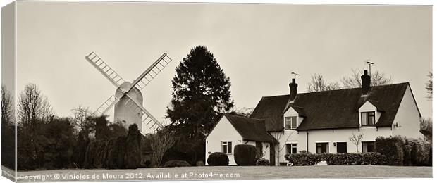 The Windmill and the house Canvas Print by Vinicios de Moura
