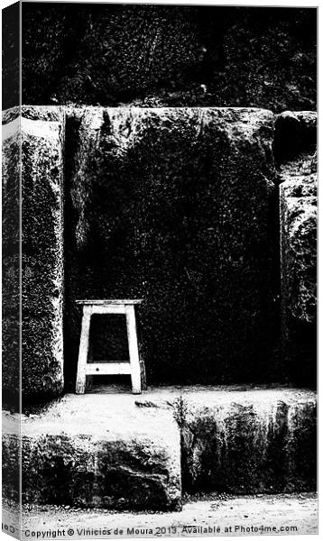 Lost Chair Canvas Print by Vinicios de Moura