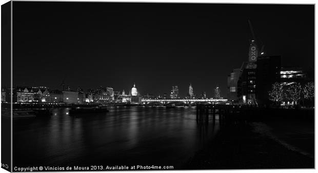 Thames View Canvas Print by Vinicios de Moura