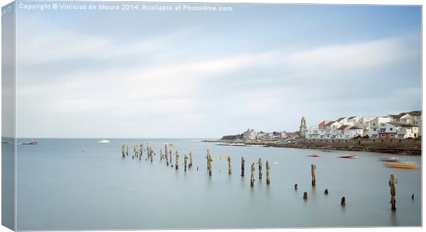 Old Swanage Pier Canvas Print by Vinicios de Moura