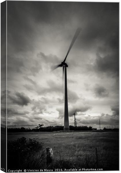 Wind Tower Canvas Print by Vinicios de Moura