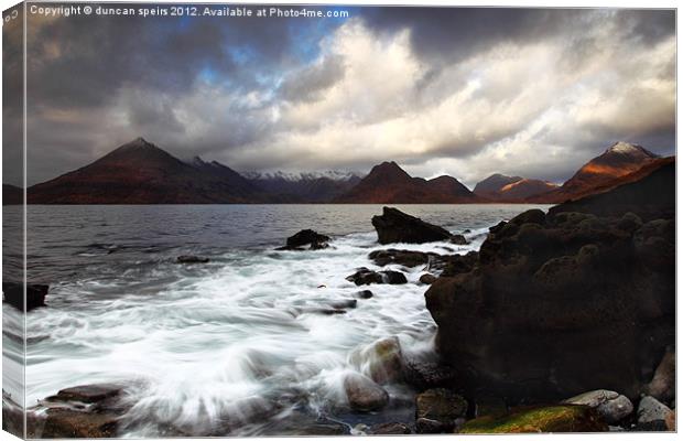 Elgol Canvas Print by duncan speirs