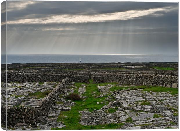 Inisheer Rays Canvas Print by Hauke Steinberg