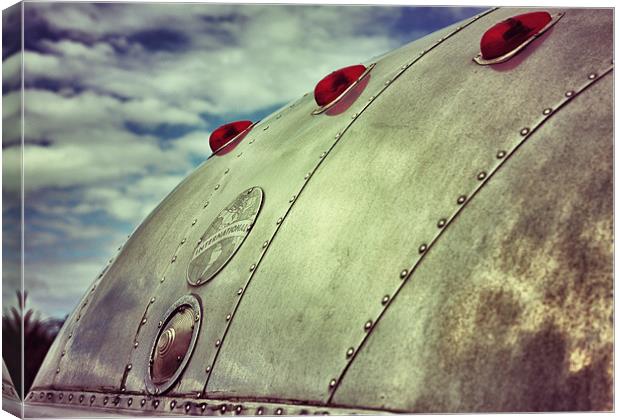 Airstream Roof-line Canvas Print by Jon Short