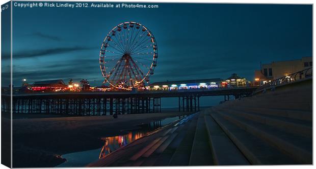 Big wheel Blackpool Canvas Print by Rick Lindley