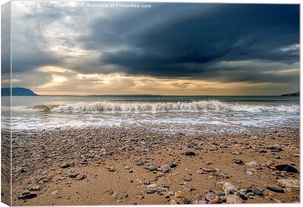  Approaching Storm Canvas Print by Rick Lindley