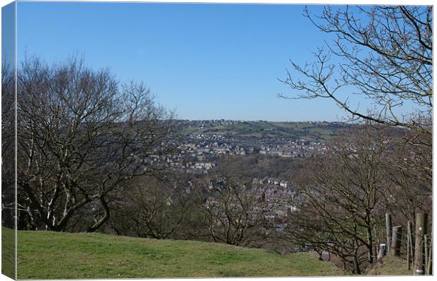Colne Valley View Canvas Print by Paul Oakes