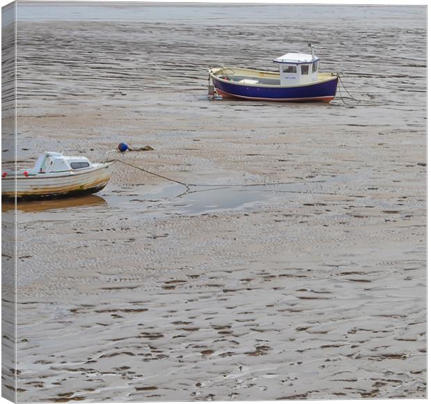 Waiting For The Tide Canvas Print by Mark Ingram