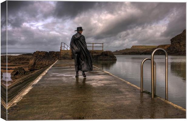 Stormy Weather at Bude Canvas Print by Keith Barker