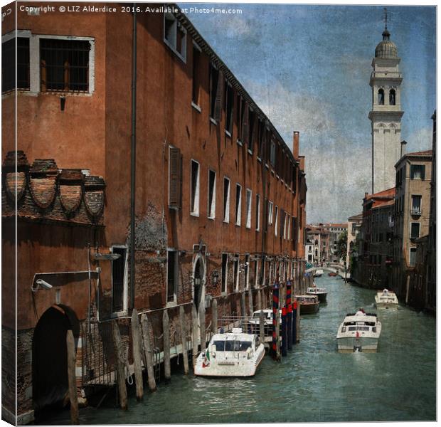 Venetian Days Canvas Print by LIZ Alderdice