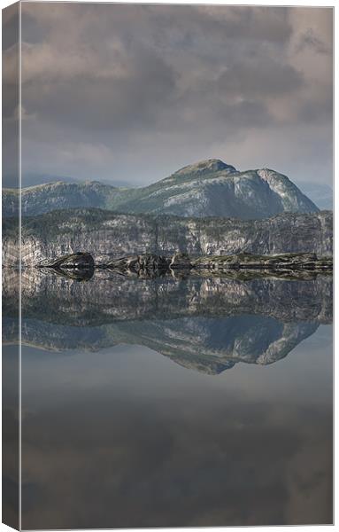 Mountain Reflection Canvas Print by Natures' Canvas: Wall Art  & Prints by Andy Astbury