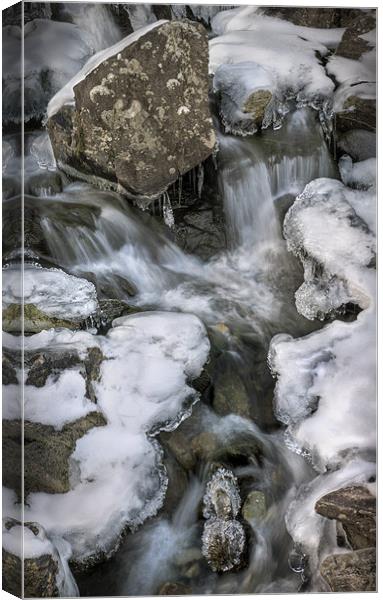 Rhaeadr Idwal Waterfall Fossils Canvas Print by Natures' Canvas: Wall Art  & Prints by Andy Astbury