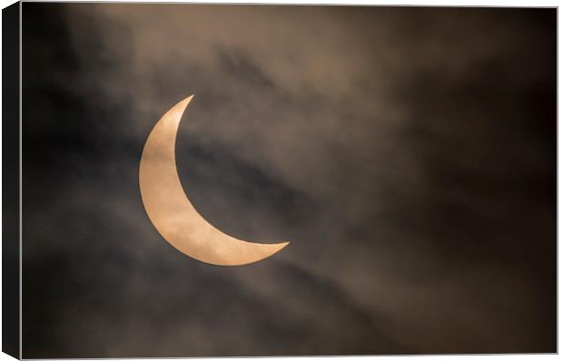 Partial Solar Eclipse Canvas Print by Natures' Canvas: Wall Art  & Prints by Andy Astbury