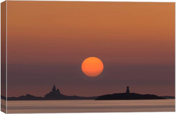The Skerries Lighthouse  Canvas Print by Natures' Canvas: Wall Art  & Prints by Andy Astbury