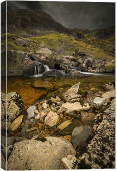 Dark Skies over Llanberis Pass Canvas Print by Natures' Canvas: Wall Art  & Prints by Andy Astbury