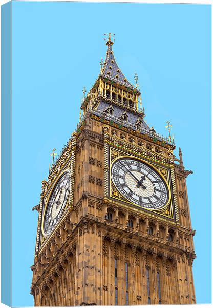 Big Ben Canvas Print by David Tyrer