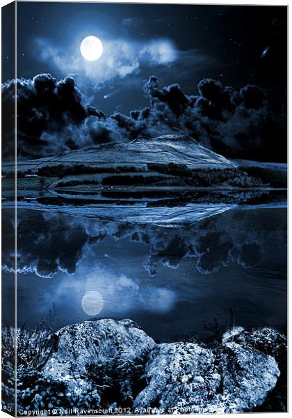 Dovestones night sky Canvas Print by Neil Ravenscroft