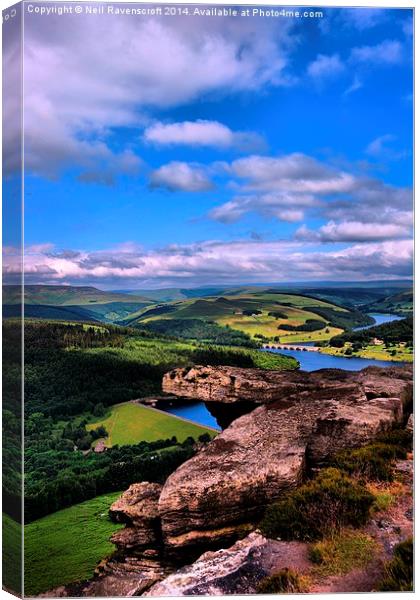 Bamford edge Canvas Print by Neil Ravenscroft