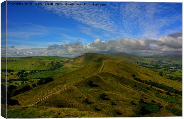 The great ridge Canvas Print by Neil Ravenscroft