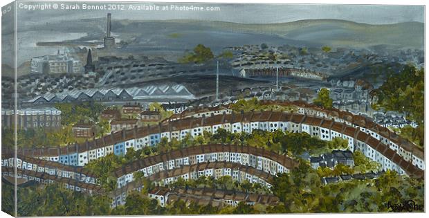 View Across Brighton Canvas Print by Sarah Bonnot