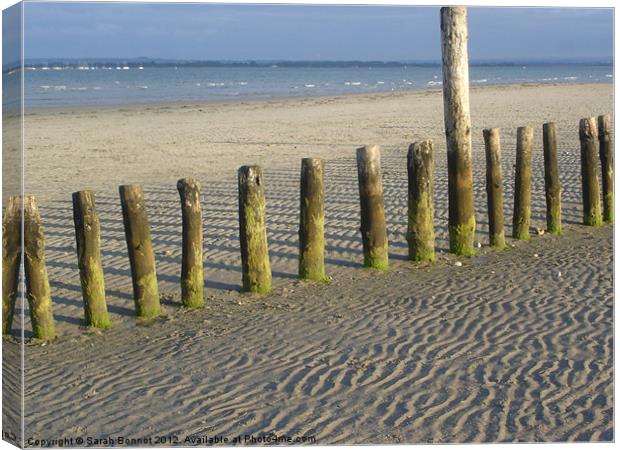 West Wittering Beach Canvas Print by Sarah Bonnot
