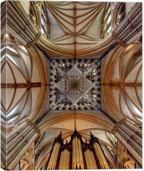 Lincoln Cathedral Canvas Print by Gavin Wilson