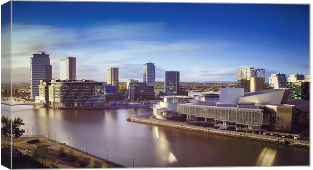 Media City Salford Quays Canvas Print by David Yeaman