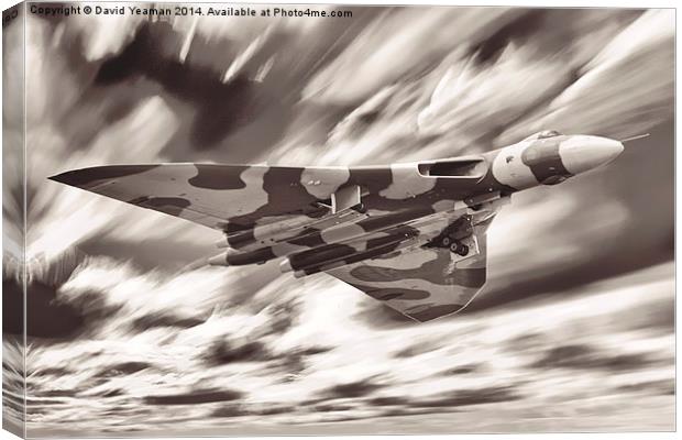 Avro Vulcan Bomber B2 (XH558) Canvas Print by David Yeaman
