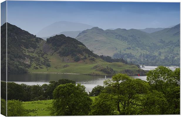 A Peep at Ullswater Canvas Print by Pauline Tims