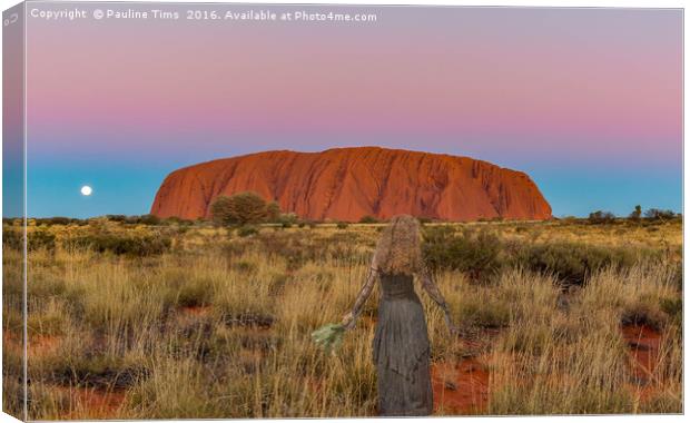Ghost in the outback Canvas Print by Pauline Tims