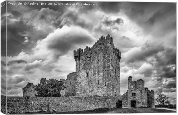 Ross Castle, Co. Kerry, Ireland Canvas Print by Pauline Tims