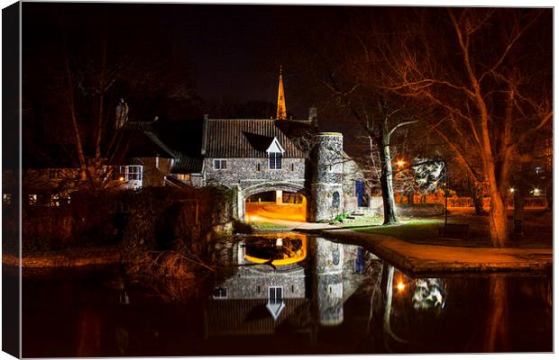 Pulls Ferry Norwich Canvas Print by Jordan Browning Photo