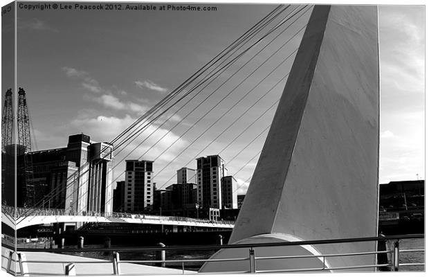 Geordie Bridge Canvas Print by Lee Peacock