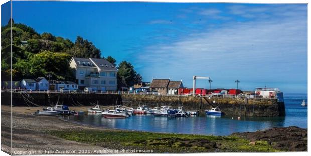 Rozel Harbour. Canvas Print by Julie Ormiston