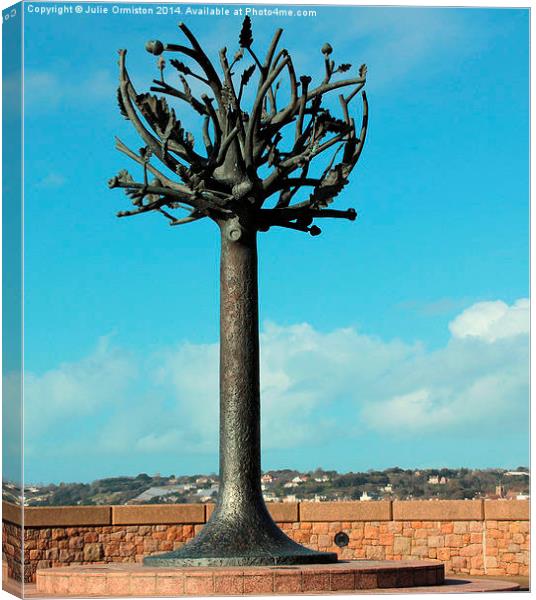 The Freedom Tree Canvas Print by Julie Ormiston