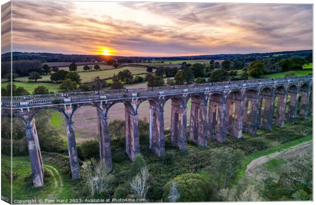 Ouse Valley Viaduct Canvas Print by Tom Hard