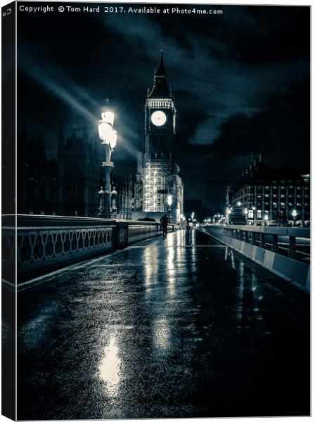 Westminster Bridge Canvas Print by Tom Hard