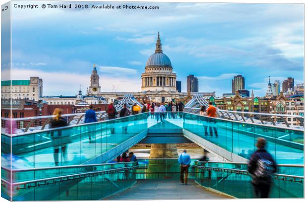St Paul's Cathedral Canvas Print by Tom Hard