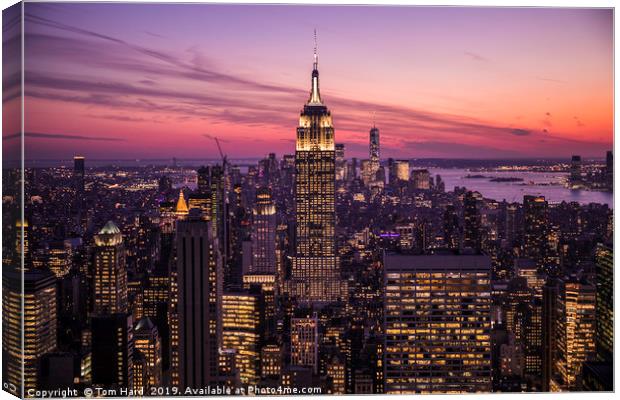 Empire State of Mind Canvas Print by Tom Hard