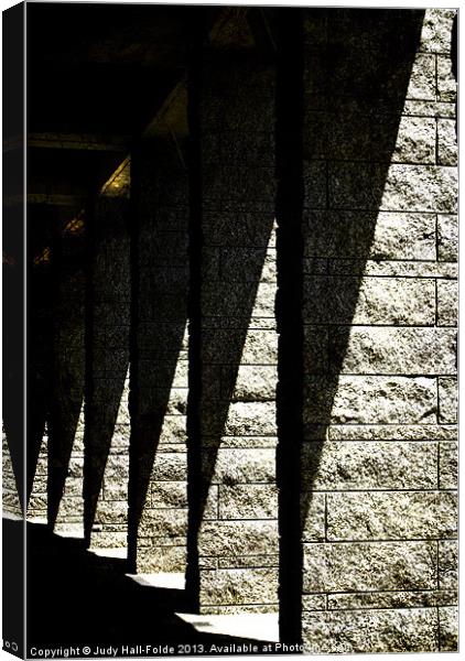 Shadows Canvas Print by Judy Hall-Folde